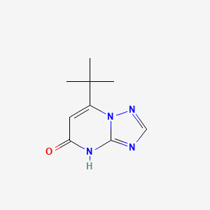 molecular formula C9H12N4O B15269310 7-tert-butyl-4H,5H-[1,2,4]triazolo[1,5-a]pyrimidin-5-one 