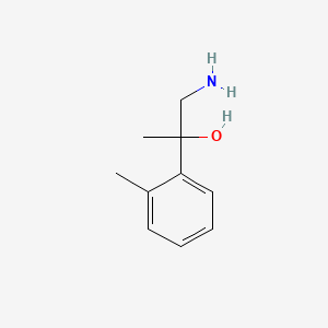 molecular formula C10H15NO B1526943 1-Amino-2-(2-methylphenyl)propan-2-ol CAS No. 1315349-10-0