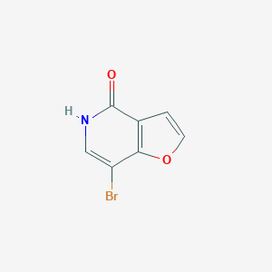 molecular formula C7H4BrNO2 B152695 7-Bromofuro[3,2-c]pyridin-4(5H)-one CAS No. 603301-02-6