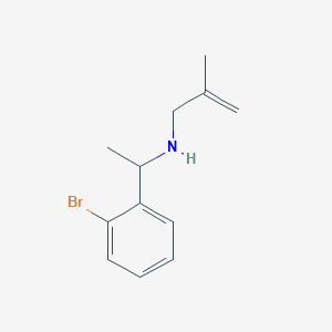 molecular formula C12H16BrN B15269531 [1-(2-Bromophenyl)ethyl](2-methylprop-2-en-1-yl)amine 