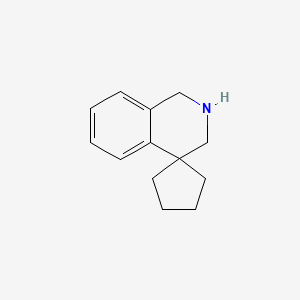 molecular formula C13H17N B15269647 2',3'-dihydro-1'H-spiro[cyclopentane-1,4'-isoquinoline] 