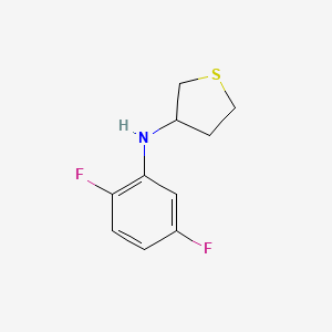 molecular formula C10H11F2NS B15269666 N-(2,5-difluorophenyl)thiolan-3-amine 