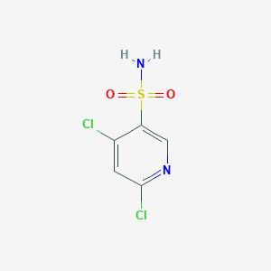 molecular formula C5H4Cl2N2O2S B15269828 4,6-Dichloropyridine-3-sulfonamide 