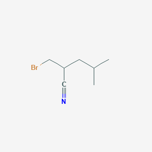 2-(Bromomethyl)-4-methylpentanenitrile