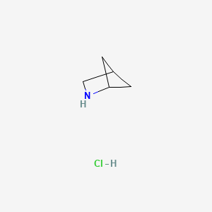molecular formula C5H10ClN B1526986 2-Azabicyclo[2.1.1]hexane hydrochloride CAS No. 871658-02-5