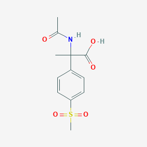 2-Acetamido-2-(4-methanesulfonylphenyl)propanoic acid