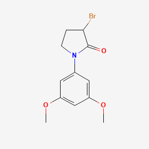 3-Bromo-1-(3,5-dimethoxyphenyl)pyrrolidin-2-one