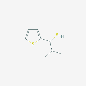 molecular formula C8H12S2 B15269882 2-Methyl-1-(thiophen-2-yl)propane-1-thiol 