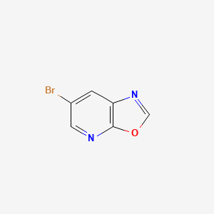molecular formula C6H3BrN2O B1526990 6-Bromooxazolo[5,4-b]pyridine CAS No. 886372-90-3