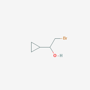 molecular formula C5H9BrO B1526999 2-Bromo-1-cyclopropylethanol CAS No. 21994-20-7