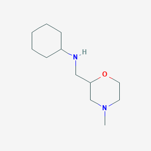 molecular formula C12H24N2O B15270001 N-[(4-Methylmorpholin-2-yl)methyl]cyclohexanamine 