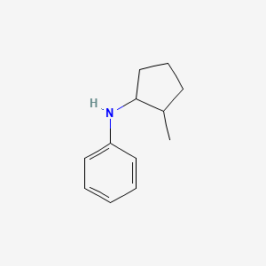 molecular formula C12H17N B15270047 N-(2-methylcyclopentyl)aniline 