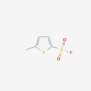 molecular formula C5H5FO2S2 B15270059 5-Methylthiophene-2-sulfonyl fluoride 