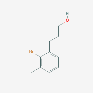 molecular formula C10H13BrO B15270098 3-(2-Bromo-3-methylphenyl)propan-1-ol 