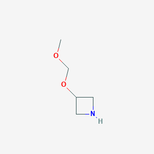 molecular formula C5H11NO2 B15270133 3-(Methoxymethoxy)azetidine 
