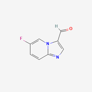 molecular formula C8H5FN2O B1527023 6-Fluoroimidazo[1,2-A]pyridine-3-carbaldehyde CAS No. 1019020-06-4