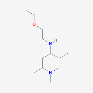 molecular formula C12H26N2O B15270240 N-(2-ethoxyethyl)-1,2,5-trimethylpiperidin-4-amine 