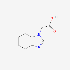 2-(4,5,6,7-tetrahydro-1H-1,3-benzodiazol-1-yl)acetic acid