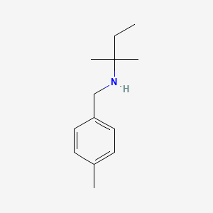 molecular formula C13H21N B15270402 (2-Methylbutan-2-YL)[(4-methylphenyl)methyl]amine 