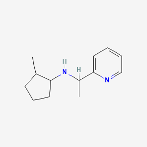 molecular formula C13H20N2 B15270424 2-Methyl-N-[1-(pyridin-2-yl)ethyl]cyclopentan-1-amine 