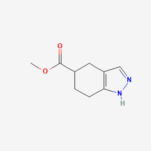 molecular formula C9H12N2O2 B1527047 Methyl 4,5,6,7-tetrahydro-1h-indazole-5-carboxylate CAS No. 1076197-88-0