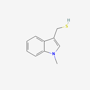 molecular formula C10H11NS B15270481 (1-Methyl-1H-indol-3-YL)methanethiol 
