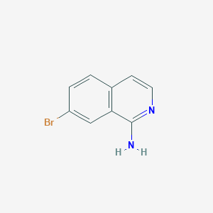 molecular formula C9H7BrN2 B152705 7-Bromoisoquinolin-1-amine CAS No. 215453-53-5
