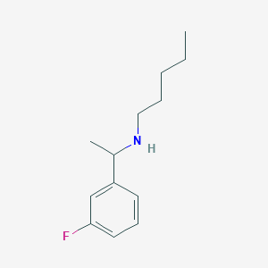 molecular formula C13H20FN B15270515 [1-(3-Fluorophenyl)ethyl](pentyl)amine 
