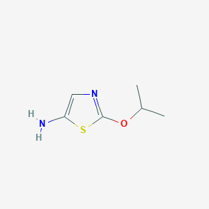 molecular formula C6H10N2OS B15270562 5-Amino-2-(iso-propoxy)thiazole 