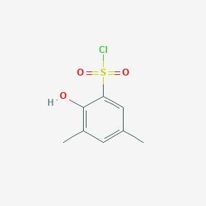 2-Hydroxy-3,5-dimethylbenzene-1-sulfonyl chloride
