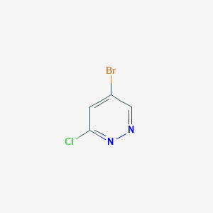 molecular formula C4H2BrClN2 B1527063 5-Bromo-3-chloropyridazine CAS No. 1196155-33-5