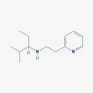 molecular formula C13H22N2 B15270643 (2-Methylpentan-3-yl)[2-(pyridin-2-yl)ethyl]amine 