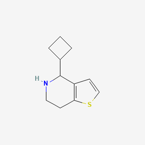 molecular formula C11H15NS B15270674 4-Cyclobutyl-4H,5H,6H,7H-thieno[3,2-c]pyridine 