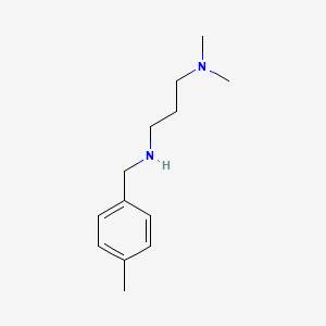 molecular formula C13H22N2 B15270692 [3-(Dimethylamino)propyl][(4-methylphenyl)methyl]amine 