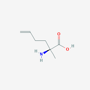 molecular formula C7H13NO2 B1527070 (S)-2-Amino-2-methylhex-5-enoic acid CAS No. 1011309-60-6