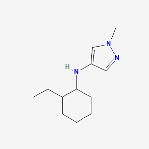 molecular formula C12H21N3 B15270714 N-(2-Ethylcyclohexyl)-1-methyl-1H-pyrazol-4-amine 