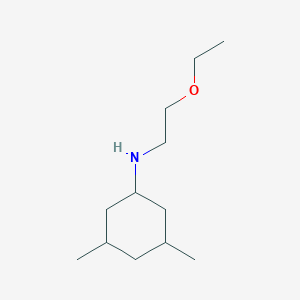 molecular formula C12H25NO B15270746 N-(2-ethoxyethyl)-3,5-dimethylcyclohexan-1-amine 