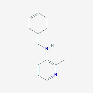 molecular formula C13H18N2 B15270799 N-(Cyclohex-3-en-1-ylmethyl)-2-methylpyridin-3-amine 