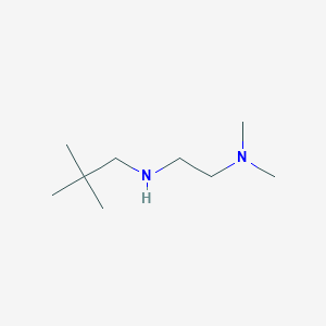molecular formula C9H22N2 B15270823 {2-[(2,2-Dimethylpropyl)amino]ethyl}dimethylamine 