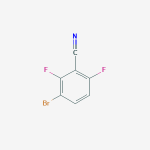 molecular formula C7H2BrF2N B1527084 3-Bromo-2,6-difluorobenzonitrile CAS No. 1250444-23-5