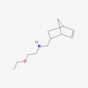 molecular formula C12H21NO B15270894 {Bicyclo[2.2.1]hept-5-en-2-ylmethyl}(2-ethoxyethyl)amine 