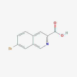 molecular formula C10H6BrNO2 B152709 7-Bromoisoquinoline-3-carboxylic acid CAS No. 660830-63-7