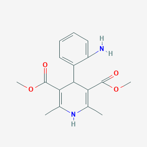 Dimethyl 4-(2-aminophenyl)-2,6-dimethyl-1,4-dihydropyridine-3,5-dicarboxylate