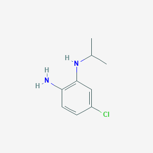 molecular formula C9H13ClN2 B15271005 5-Chloro-n1-isopropylbenzene-1,2-diamine 