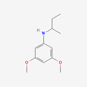 molecular formula C12H19NO2 B15271077 N-(Butan-2-yl)-3,5-dimethoxyaniline 