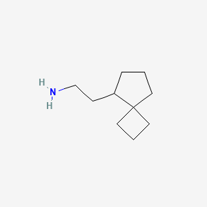 molecular formula C10H19N B15271140 2-{Spiro[3.4]octan-5-yl}ethan-1-amine 