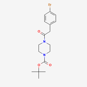 4-(4-Boc-piperazinocarbonylmethyl)-1-bromobenzene