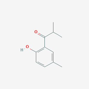 molecular formula C11H14O2 B15271189 1-(2-Hydroxy-5-methylphenyl)-2-methyl-1-propanone 