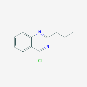 molecular formula C11H11ClN2 B15271344 4-Chloro-2-propylquinazoline CAS No. 38154-41-5