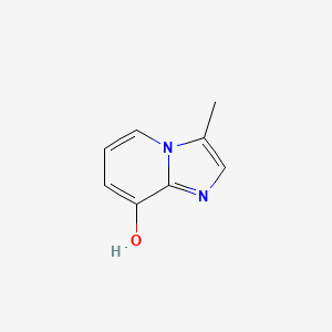 molecular formula C8H8N2O B15271382 3-Methylimidazo[1,2-a]pyridin-8-ol 